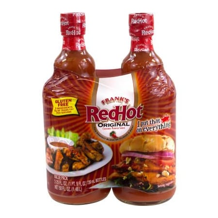 Green Rabbit Holdings Frank's Red Hot Original Hot Sauce, 25 oz, 2 Pack 22000709